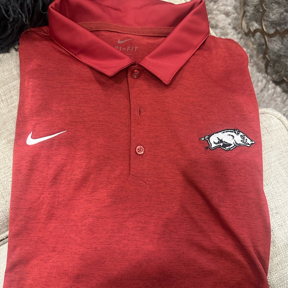 Men’s XXL Nike Dri-fit Polo - Arkansas